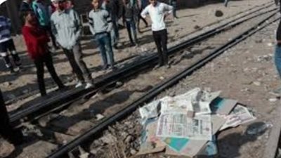 مصرع أمين شرطة دهسا أسفل عجلات قطار بالبحيرة