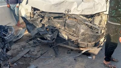 إصابة شخصين في حادث تصادم على الطريق الزراعي بالبحيرة