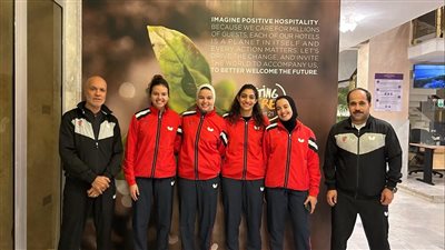 سيدات بتروجت يتصدرن المجموعة الرابعة في دوري تنس الطاولة