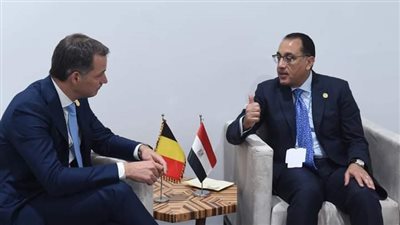 رئيس الوزراء يلتقى نظيره البلجيكى على هامش قمة المناخ COP27 في شرم الشيخ