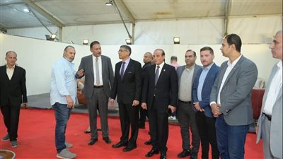 رئيس جهاز مدينة 6أكتوبر يفتتح معرض الأثاث والديكور ويستمر حتى 6نوفمبر