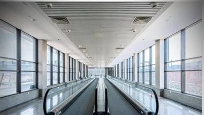 بدء التشغيل التجريبي للمشاية الكهربائية بمطار القاهرة