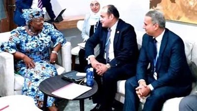وزير الصناعة يبحث مع مدير منظمة التجارة العالمية تحديات الأمن الغذائي