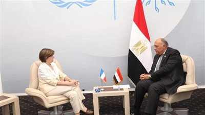 على هامش مؤتمر المناخ.. سامح شكري يستقبل وزيرة خارجية فرنسا