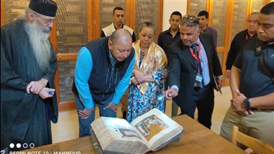 منطقة آثار سانت كاترين تستقبل عدد من الوفود الرسمية المشاركة بقمة المناخ