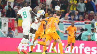 السنغال تحرج هولندا مع نهاية الشوط الأول في كأس العالم قطر 2022
