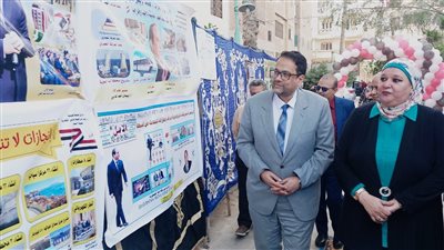 بعرض مسرحي.. افتتاح وكيل تعليم الغربية لمعرض مجسمات المشروعات القومية بطنطا 