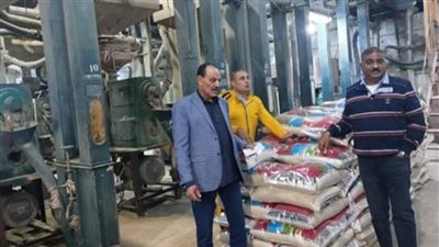 ضبط 20 طن أرز قبل بيعه بالسوق السوداء بالبحيرة 