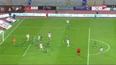 الغندور يحرم الزمالك من هدف أمام المصري فى كأس مصر 