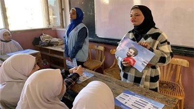 ثقافة المنيا تناقش مخاطر الإدمان بمعهد فتيات بني مزار