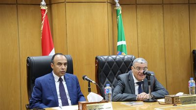 محافظ المنيا يتابع نسب تنفيذ مشروعات 