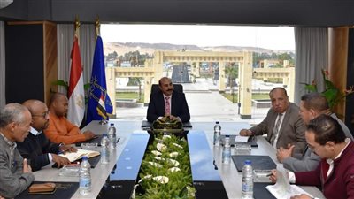 تفاصيل لقاء محافظ أسوان مع وفد لجنة دار الهندسة بمجلس الوزراء