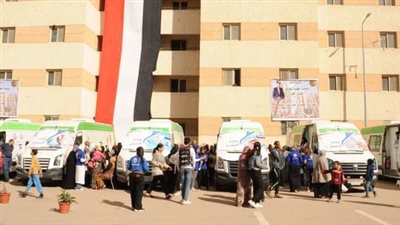 المنطقة الشمالية العسكرية تنظم عدد من القوافل الطبية بأحياء بشائر الخير 