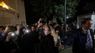 صاحب واقعة كشري التحرير في عزاء مفيد فوزي (صور)