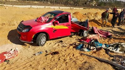 بالأسماء.. إصابة 16 عاملا في حادث إنقلاب سيارة نقل بالبحيرة 