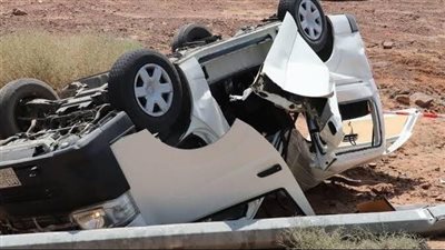 فنان شهير يتعرض لحادث تصادم مروع على طريق الواحات بأكتوبر