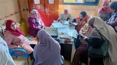 فحص 4533 سيدة بدمياط ضمن المرحلة الأولى من حملة 