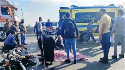 مصرع سيدة صدمتها سيارة أثناء عبورها الطريق الصحراوى فى وادى النطرون