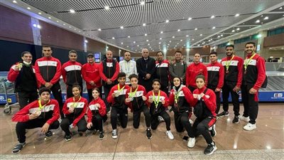 وزارة الرياضة تستقبل منتخب الكونغ فو بعد حصد 13 ميدالية