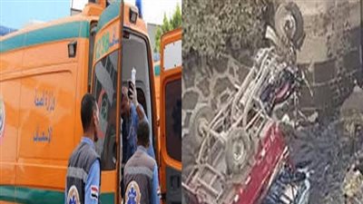 مصرع شاب والقدرة الإلهية تُنقذ طفلًا من الموت في حادث مروع بسوهاج