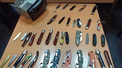 مباحث حلوان تعلن الحرب على حائزي الأسلحة البيضاء.. إليك التفاصيل 