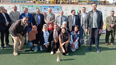 جامعة بنها:تكريم الطلاب الفائزين بمسابقة دورى الصفوف الدراسية والألعاب الجامعية 