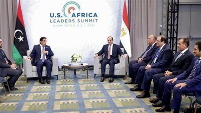 تفاصيل لقاء الرئيس السيسي ورئيس المجلس الرئاسي الليبي