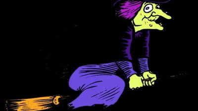 لماذا ارتبطت الساحرات الشريرات بالطيران على عصا المكانس؟ 