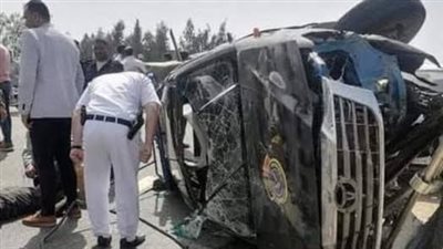 بالاسماء.. إصابة رائد شرطة ومجند فى حادث أليم بأسوان 