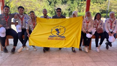 الجوالون بجامعة المنيا يشاركون في المعسكر الدولي للجامعات العربية