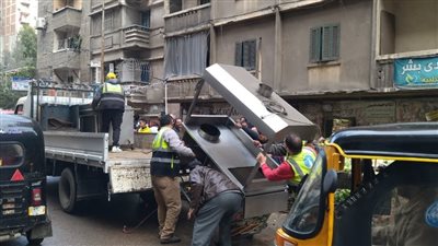 تحرير ٥٠ محضر إشغال طريق خلال حملة مكبرة ببني مزار 