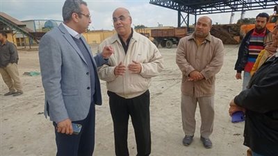تفاصيل جولة نائب محافظ الغربية لمصنع تدوير المخلفات الصلبة بمركز المحلة