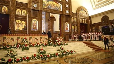 كنائس المنيا تستعد لبدء قداس عيد الميلاد المجيد