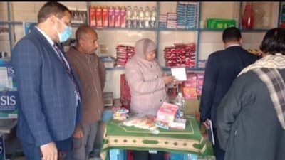 تحرير 33 مخالفة تموينية خلال حملات رقابية بمركز ملوي