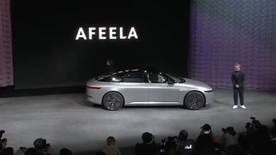 سوني وهوندا تكشفان النقاب عن سيارة كهربائية جديدة