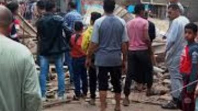 إصابة ربة منزل جراء انهيار منزل في قنا