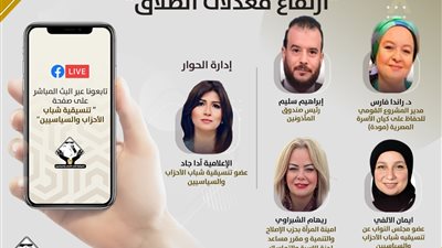 صالون تنسيقية شباب الأحزاب والسياسيين يناقش ظاهرة ارتفاع معدلات الطلاق.. غدًا 