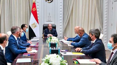  الرئيس عبد الفتاح السيسي يوجه بتعزيز التعاون مع شركة إيني