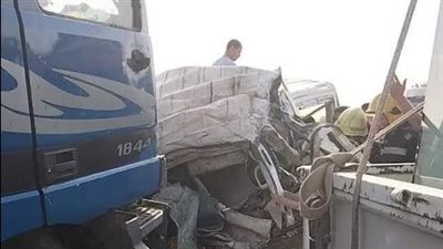 تصادم نقل بأتوبيس بالدائري الأوسطي.. تفاصيل نقل 17 شخص لمستشفي أكتوبر المركزي