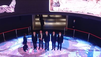 المتحف القومي للحضارة المصرية يستقبل وزير خارجية الصين