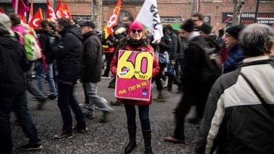 استمرار احتجاجات مئات الآلاف في فرنسا ضد إصلاحات ماكرون لنظام التقاعد