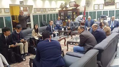 بحث تعزيز التعاون مع هيئة التعاون الدولي اليابانية 
