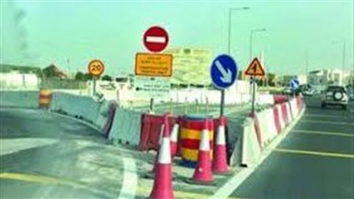 التحويلات البديلة بعد غلق مطلع القوس الغربي بالطريق الدائري لمدة شهر