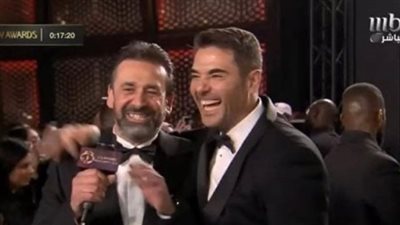 فاز بـ«أفضل ممثل» في «كيرة والجن».. أحمد عز: كريم عبد العزيز يستحقها أكتر مني