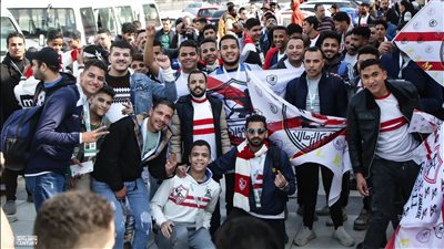 جماهير الزمالك تغادر لمدينة المحلة لمؤازرة الفريق أمام زعيم الفلاحين