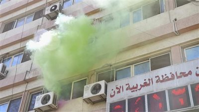 استعدادا للتدريب العملي صقر111.. محافظ الغربية يتابع إخلاء مبنى المحافظة 