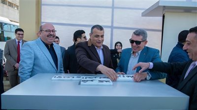 وضع حجر ألاساس لمقر شركة الإنتاج الحربي للمشروعات والاستشارات الهندسية الجديد