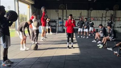 منتخب الشباب يرفع المعدل البدني استعدادا لبطولة أمم إفريقيا