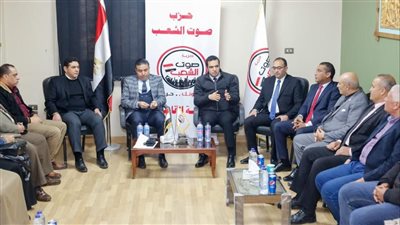 «بدران» و«البراوي» يلتقون بالأعضاء المؤسسون لحزب صوت الشعب
