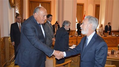 وزير الخارجية يلتقي سفراء دول أمريكا اللاتينية بالقاهرة